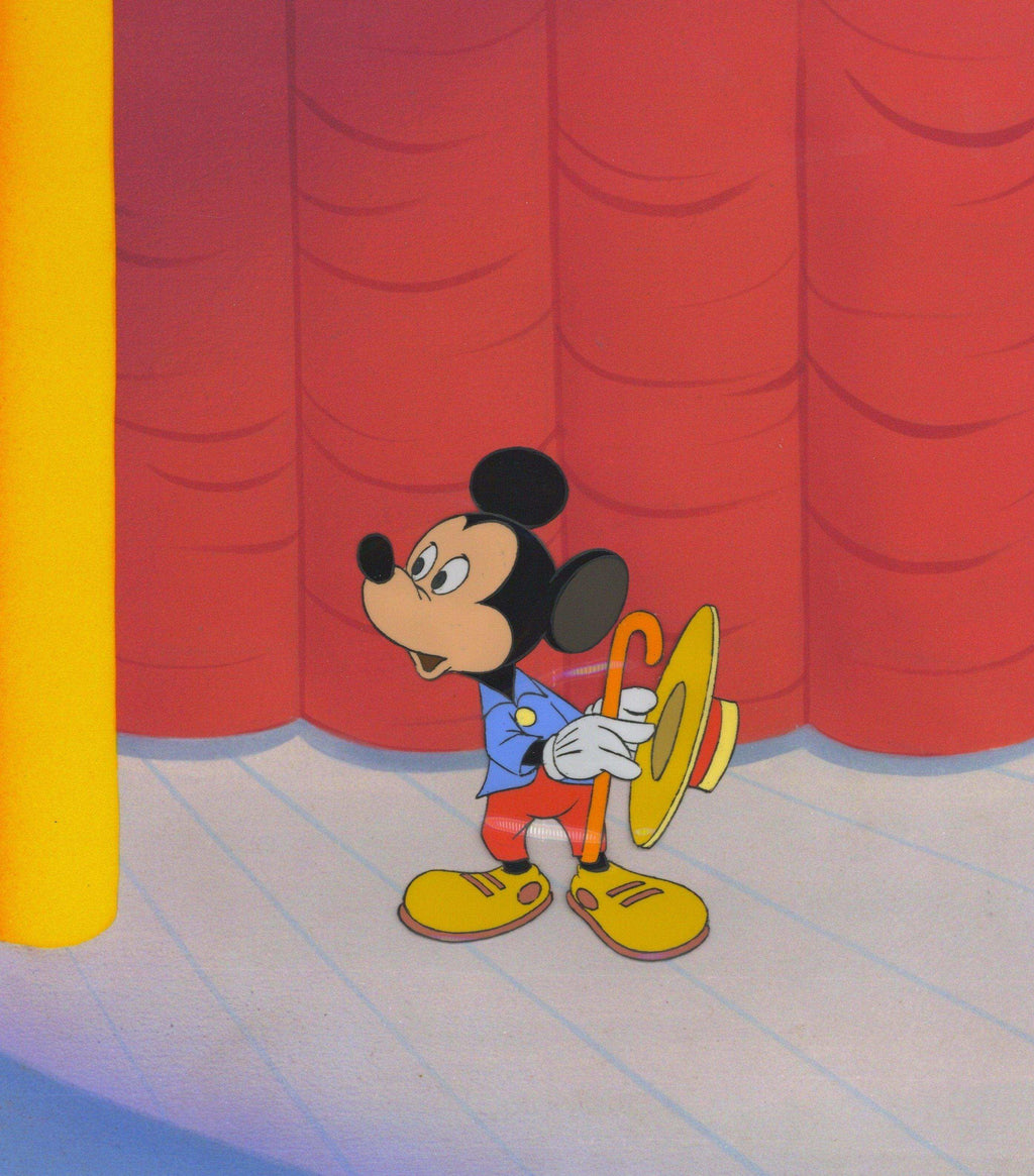 Wonderful World of Color Original Production Cel: Mickey Mouse Original Production Cel Walt Disney Studio Art 